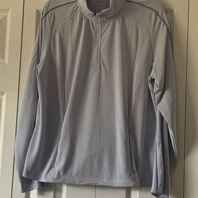 Mondetta women's 1/4 Zip Pullover Blue 2XL Long Sleeve Lightweight - Image 1