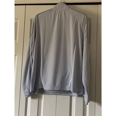 Mondetta women's 1/4 Zip Pullover Blue 2XL Long Sleeve Lightweight - Thumbnail 2