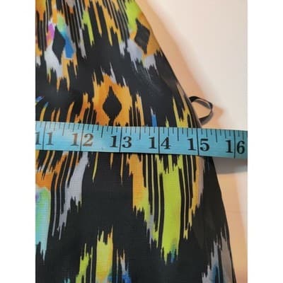 Socialite Womens Multi Color Ikat Halter Maxi Dress Open Back 90109-EWD Mens M - Thumbnail 6