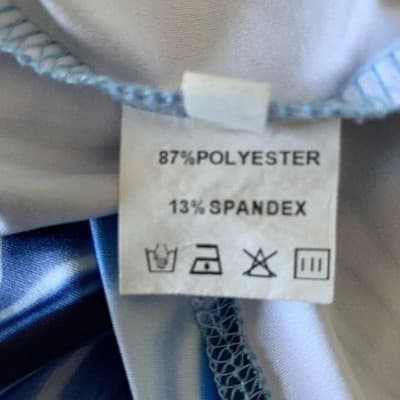 Women's Blue Geometric Half-Zip Tunic Top 3/4 Sleeve Casual 2XL - Thumbnail 11