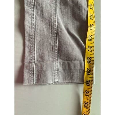 White House Black Market Women's Cargo Jeans Gray Size 10 - Thumbnail 10