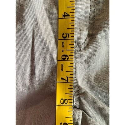 White House Black Market Women's Cargo Jeans Gray Size 10 - Thumbnail 8