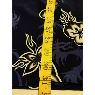 Ocean Current Men's Hawaiian Shirt Button Up Floral Medium Tropical Vintage SzXL - Thumbnail 9