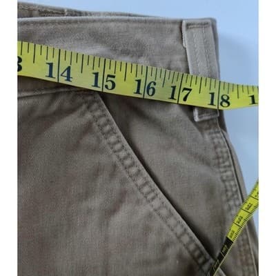 Carhartt Carpenter Work Pants Mens Size 36x32 Beige Tan Khaki Relaxed Fit - Thumbnail 8