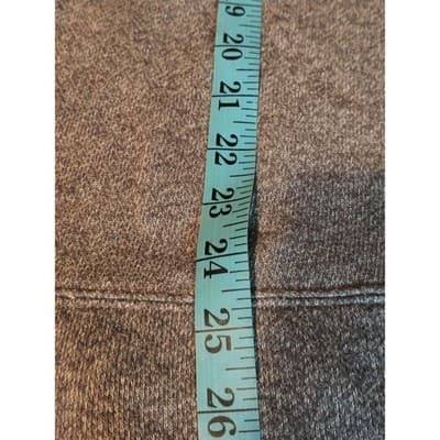 Ann Taylor LOFT Grey Shoulder Zip Tunic Sweatshirt French Terry Small 327754 - Thumbnail 8