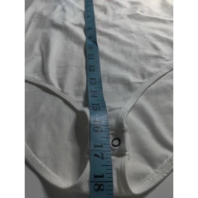 Express One Eleven Womens Cross Back Strappy Bodysuit White Size XS - Thumbnail 6