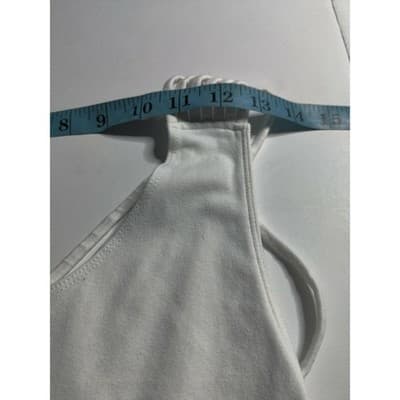 Express One Eleven Womens Cross Back Strappy Bodysuit White Size XS - Thumbnail 5