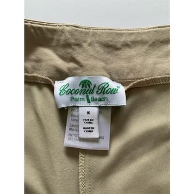 Coconut Row Palm Beach Pull On Double Pocket Skort Size 16 - Thumbnail 10