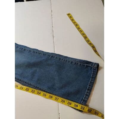 Lee Riders Straight Leg Mid Rise Medium Wash Embroidered Womens Jeans Denim - Thumbnail 4