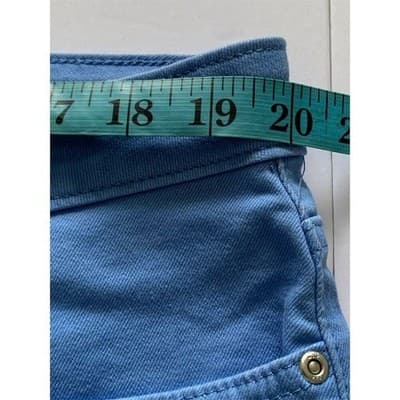 Lee Men's Blue Chino Shorts Size 20 Casual Flat Front - Thumbnail 4