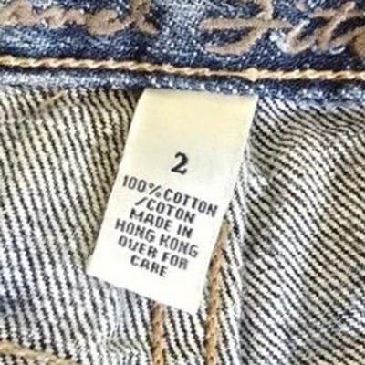 VTG. Abercrombie & Fitch Jean Shorts Womens Size 2 Distressed Shorts - Thumbnail 7