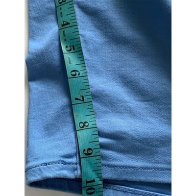 Lee Men's Blue Chino Shorts Size 20 Casual Flat Front - Thumbnail 6