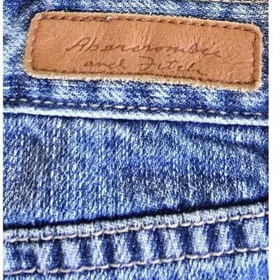 VTG. Abercrombie & Fitch Jean Shorts Womens Size 2 Distressed Shorts - Thumbnail 5