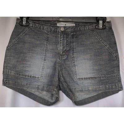 VTG. TOMMY HILFIGER Women's Vtg Denim, Light Wash Jeans Shorts - Thumbnail 6