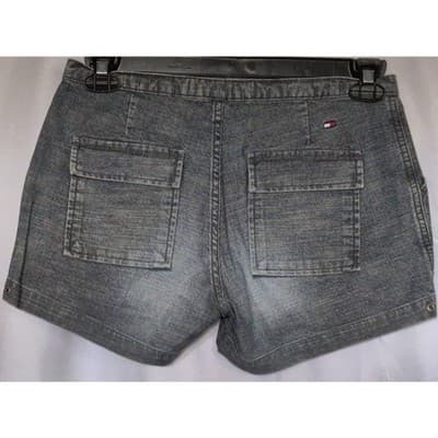VTG. TOMMY HILFIGER Women's Vtg Denim, Light Wash Jeans Shorts - Thumbnail 3