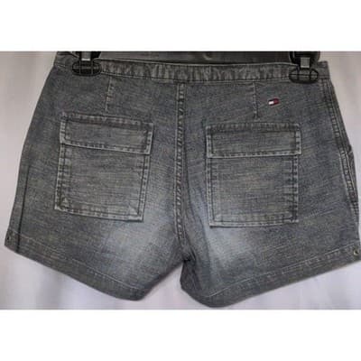 VTG. TOMMY HILFIGER Women's Vtg Denim, Light Wash Jeans Shorts - Thumbnail 2