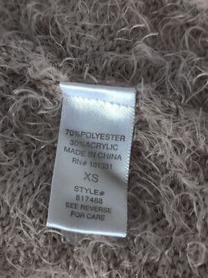 Charlotte Russe Fuzzy Sweater Womens Size XS Rose Long Sleeve - Thumbnail 9