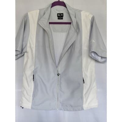 Adidas Women's Golf Jacket Climashell Wind Short Sleeve Full Zip Large - Thumbnail 11