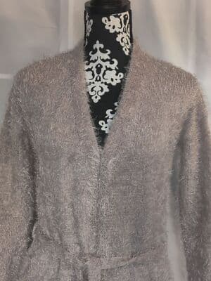 Charlotte Russe Fuzzy Sweater Womens Size XS Rose Long Sleeve - Image 1