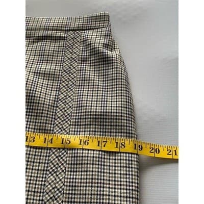 Ann Taylor Women's Plaid Pencil Skirt Size 4 Knee Length Multicolor - Thumbnail 7
