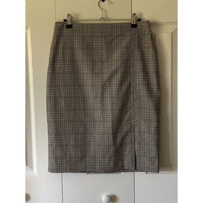 Ann Taylor Women's Plaid Pencil Skirt Size 4 Knee Length Multicolor - Thumbnail 10