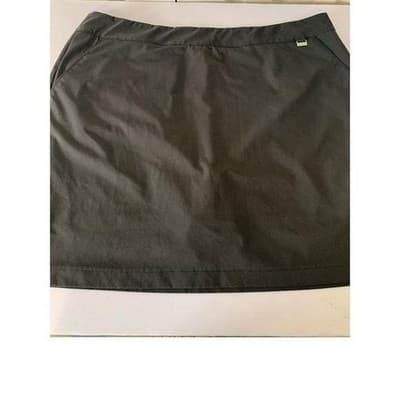 Grey Norman Women's Skimmer Skort Size 18 Black Stretch Golf Tennis - Thumbnail 2