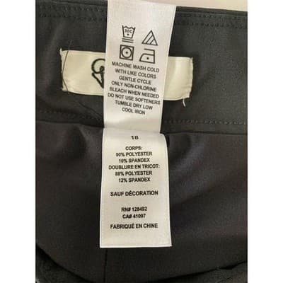 Grey Norman Women's Skimmer Skort Size 18 Black Stretch Golf Tennis - Thumbnail 3