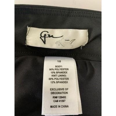 Grey Norman Women's Skimmer Skort Size 18 Black Stretch Golf Tennis - Thumbnail 4
