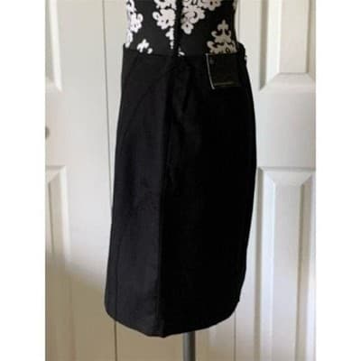 Banana Republic Women's Black Pencil Skirt Size 6 Knee Length Business - Thumbnail 2