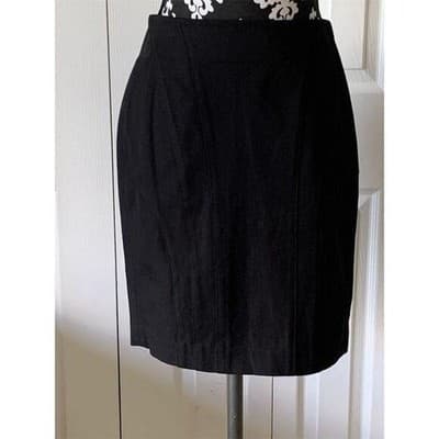 Banana Republic Women's Black Pencil Skirt Size 6 Knee Length Business - Thumbnail 10