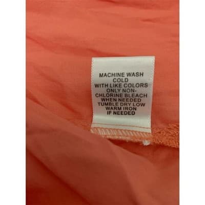 Krazy Kat Women's Coral Embroidered Floral Tunic Top Small 3/4 Sleeve - Thumbnail 10