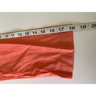 Krazy Kat Women's Coral Embroidered Floral Tunic Top Small 3/4 Sleeve - Thumbnail 5