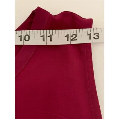 Banana Republic Women's Sleeveless Red High-Low Blouse Size XL - Thumbnail 6