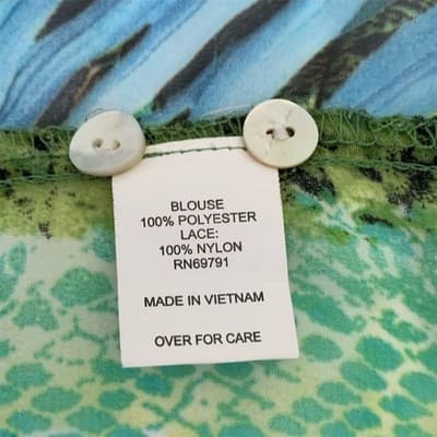 Figueroa & Flower Women's M Floral Lace Semi-Sheer Blouse Long Sleeve - Thumbnail 11