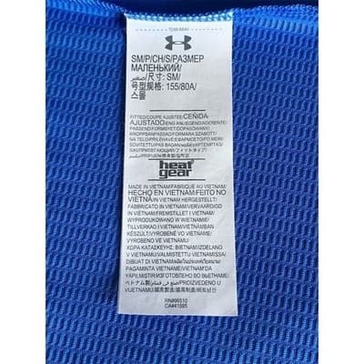 Under Armour Women's HeatGear Short Sleeve T-Shirt Blue Size S Activewear - Thumbnail 11