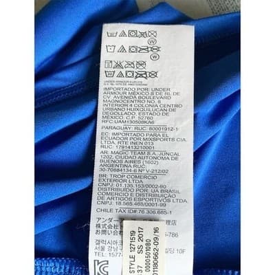 Under Armour Women's HeatGear Short Sleeve T-Shirt Blue Size S Activewear - Thumbnail 12