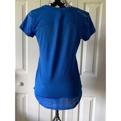 Under Armour Women's HeatGear Short Sleeve T-Shirt Blue Size S Activewear - Thumbnail 5