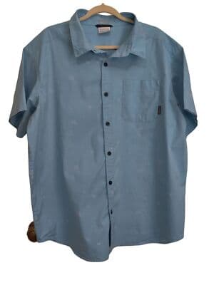 Columbia Men's Vented Fishing Shirt Short Sleeve Blue Size XL - Thumbnail 3