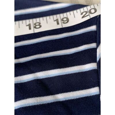Polo Ralph Lauren Men's 2XL Blue Striped Classic Fit Cotton Polo Shirt - Thumbnail 4