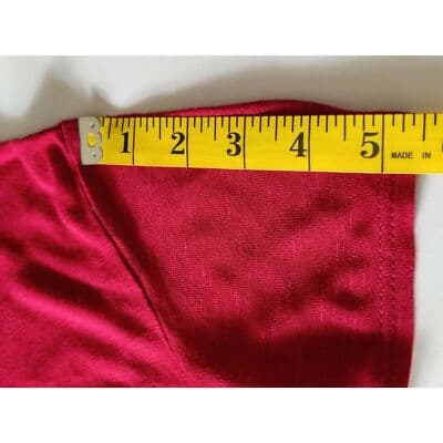 Try This Long Hi-Low Maxi Dress Scoop Neck 100% Rayon Slub Red Size 3X - Thumbnail 11