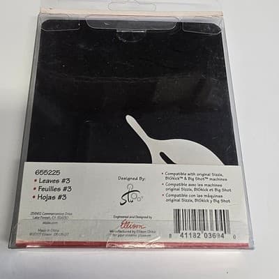 Sizzix Originals Leaves #3 Steel Rule Die 655225 Stu Kilgour Big Shot BIGkick - Thumbnail 2