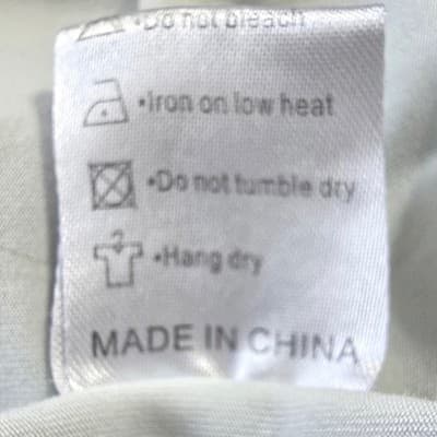 Neineiwu Blue Floral Layered Blouse Short Sleeve Mint Green Size L - Thumbnail 2