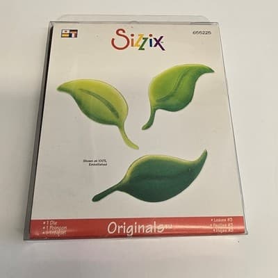 Sizzix Originals Leaves #3 Steel Rule Die 655225 Stu Kilgour Big Shot BIGkick - Thumbnail 3