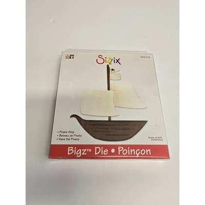 Sizzix Bigz Die 655478 Pirate Ship Debi Adams Nautical Scrapbooking Cutting Tool - Thumbnail 5