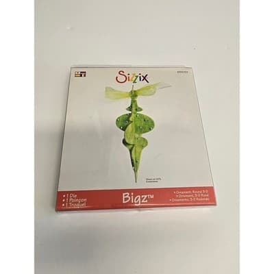 Sizzix Bigz Die 655151 Ornament Round 3-D Stu Kilgour BIGkick Big Shot New - Thumbnail 3