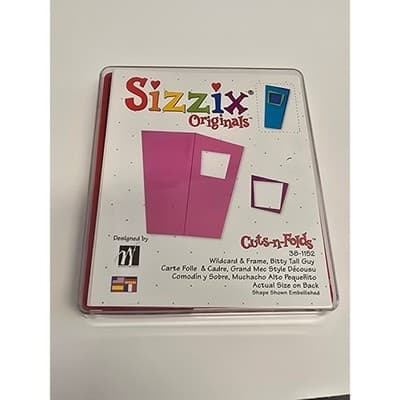 Sizzix Originals Cuts-n-Folds Die Wildcard & Frame Bitty Tall Guy Wordsworth - Image 1