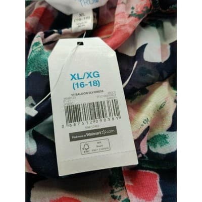 Time and Tru Womens Black Floral Long Sleeve - Thumbnail 11