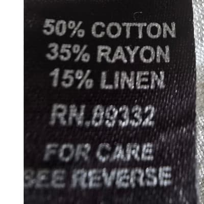 Cassees Cream Cotton Linen Blend Tiered Midi Dress 1X Plus Size Boho V-Neck - Thumbnail 4