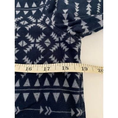 Cabelas Men Long Sleeve Button Up Shirt Navy Geometric Print Size Medium Regular - Thumbnail 8