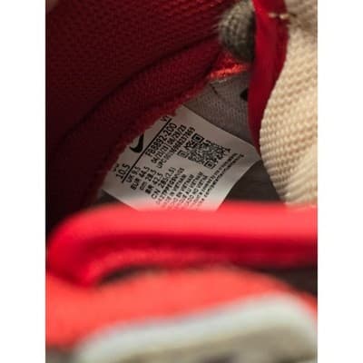 Nike Dunk High Retro Brown Sail Red FB889 no Box2-200 Mens 10.5 High Top Sneaker - Thumbnail 5